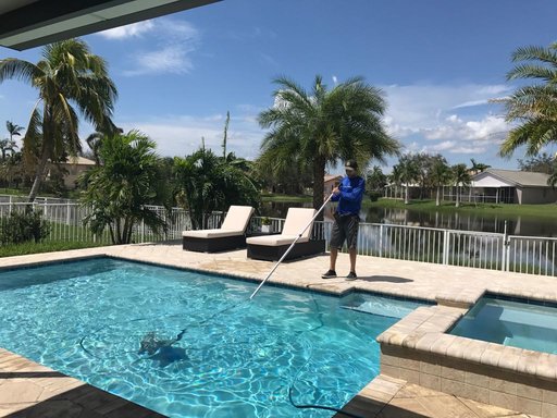 cleaning pool picture